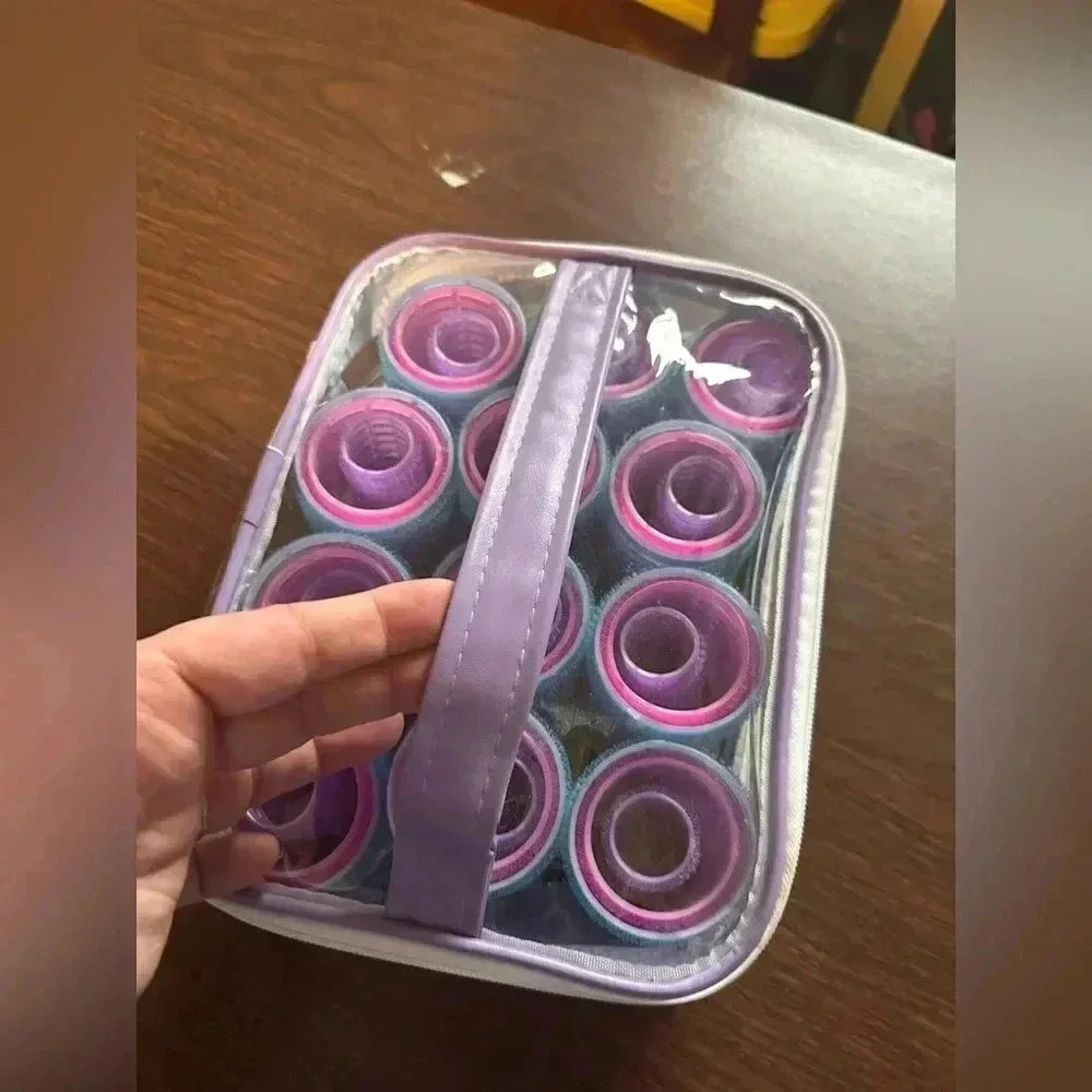 Bella Pro 36 Hair Rollers. 3 Different Sizes. Carry Case. Multi Color.